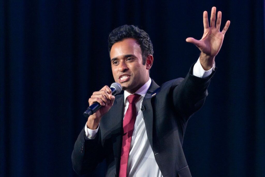 Republican US Presidential candidate Vivek Ramaswamy cancelled his campaign.