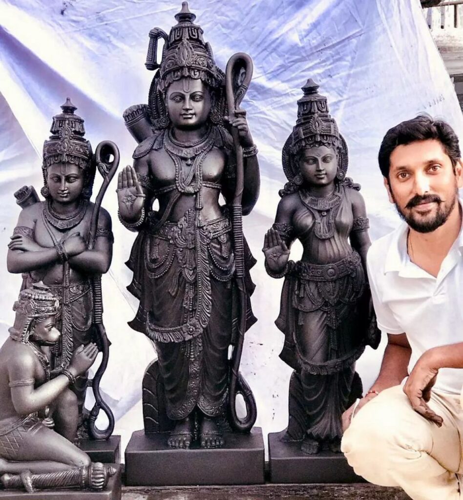 Arun Yogiraj, who carved the idol of Prabhu Shri Ram
