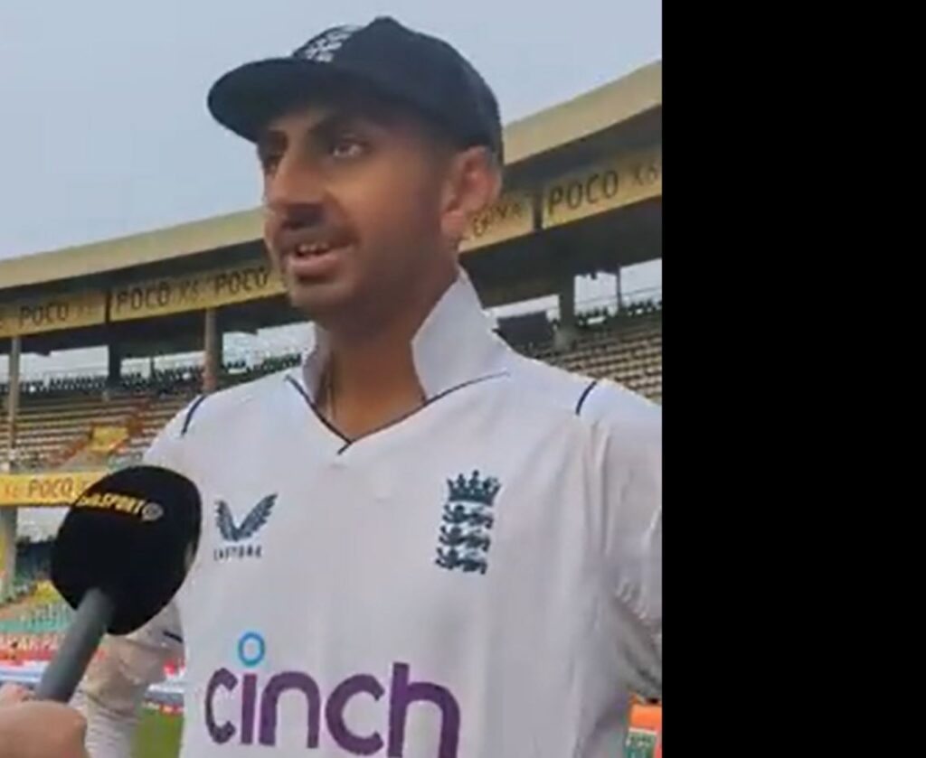 Bashir was picked for the India tour
