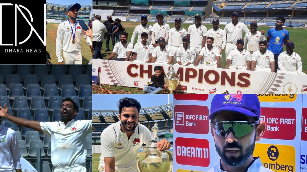 Mumbai won the Ranji Trophy Final for 42nd times against Vidarbha